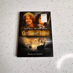 Cutthroat Island DVD Geena Davis Matthew‎ Modine Adventure Pirates Movie 1995